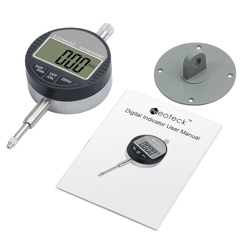Amazon.co.jp: Neoteck デジタルダイヤルゲージ 高精度 18ヶ月